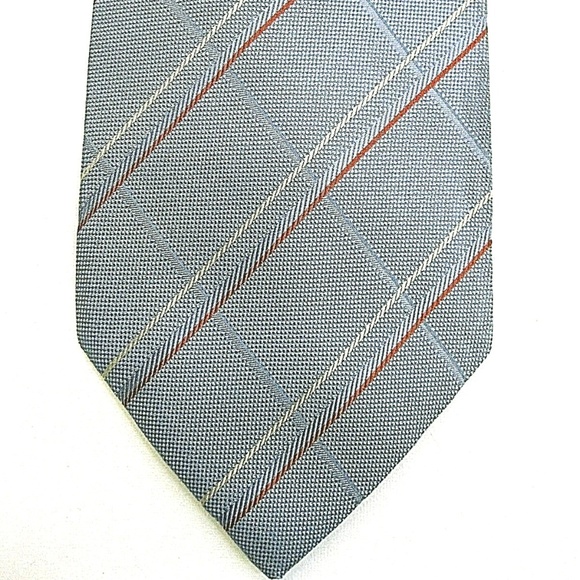 Carnaval de Venise Platinum Mens Silk Tie Extra Lo - Picture 1 of 4